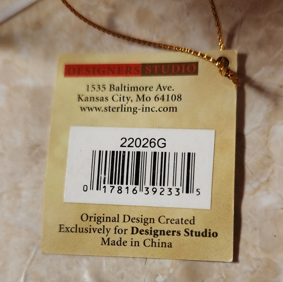 Unique Treasures Hand Crafted Christmas Glass Ornament Grand Father Clock - Picture 5 of 5